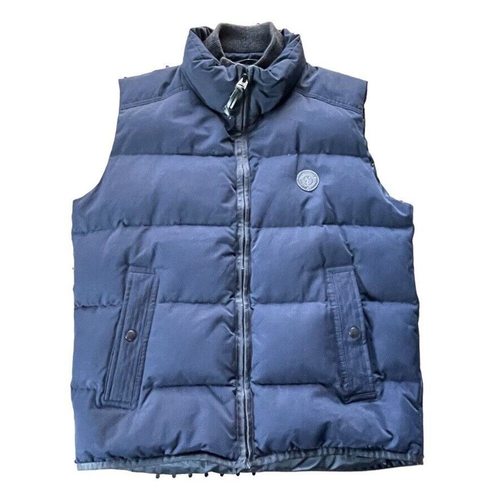 MARC O’POLO Padded Down Filled Feather Puffer Vest UK Navy Blue Large Men